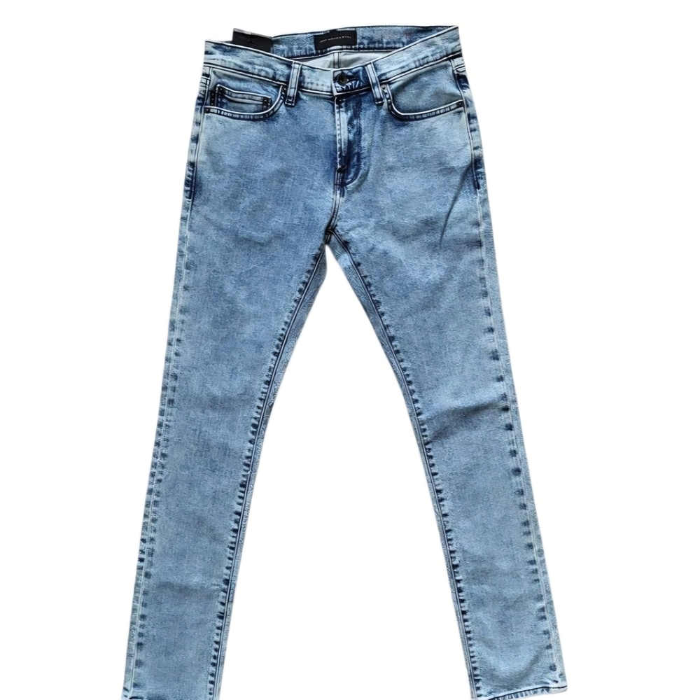 John Varvatos Wight Cloud Blue Skinny Jeans